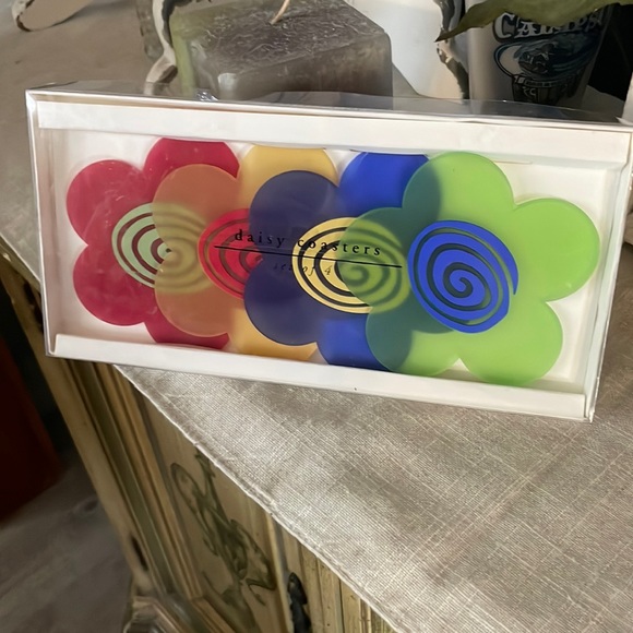 Pier 1 Accents Vintage Pier Imports Daisy Coasters Set Of 4 Poshmark